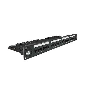 PATCH PANEL FURUKAWA SOHOPLUS CAT5E 24 PORTAS T568AB CGUIA
