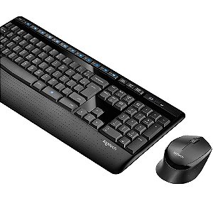 KIT MOUSE E TECLADO LOGITECH MK345 SEM FIO PRETO