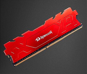 MEMORIA DDR4 REDRAGON RAGE 3200MHZ/CL16 VERMELHA 8GB