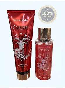 ✨ Kit Stella Dustin Zodiac capricorn– Body Splash + Creme Corporal com Colágeno e Brilho ✨