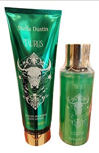 ✨ Kit Stella Dustin Zodiac taurus – Body Splash + Creme Corporal com Colágeno e Brilho ✨