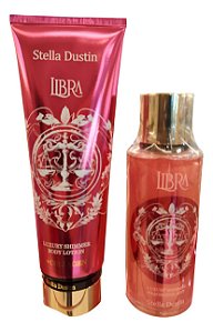 ✨ Kit Stella Dustin Zodiac libra – Body Splash + Creme Corporal com Colágeno e Brilho ✨