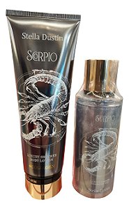✨ Kit Stella Dustin Zodiac scorpio– Body Splash + Creme Corporal com Colágeno e Brilho ✨