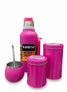 kit garrafa termal premium