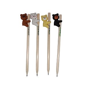 LÁPIS COM BORRACHA URSINHOS