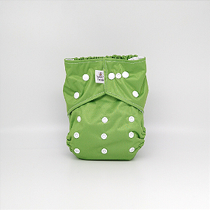 Fralda ecológica - Pul - Tamanho único - Verde Sapo Boi
