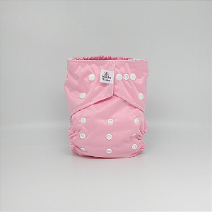 Fralda ecológica - Pul - Tamanho único - Rosa Chiclete