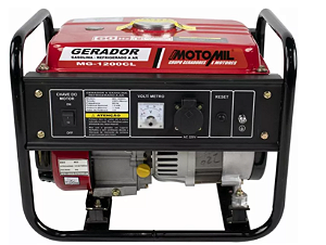 Gerador De Energia Gasolina Motomil Mg-1200cl