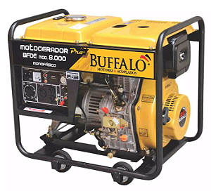 Motogerador De Energia À Diesel 4t Bfde 8000 Pro - Buffalo monofasico