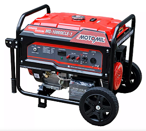 Gerador 10kva Gasolina Part Eletrica Mg10000cle-1 Motomil
