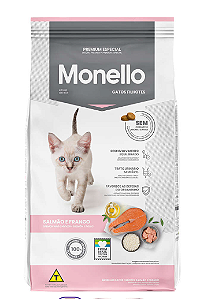 Monello Gatos Filhotes Salmao e Frango 15kg