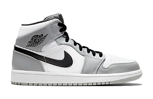 Nike Air Jordan 1 Mid 'Light Smoke Grey'