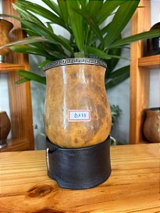 Cuia Bago de Touro com Virola de Alpaca - BA33