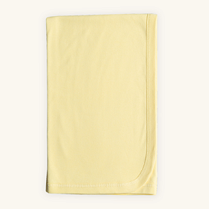 Manta de Bebê Amarela Suedine Premium 100% Algodão