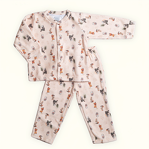 Conjunto 2 Peças Infantil Blusa Calça Soft Floresta Encantada Pijama