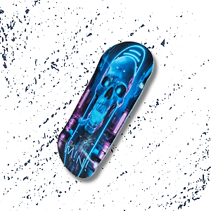Deck "Cibernetic Skull" para Fingerboard Skate de dedo