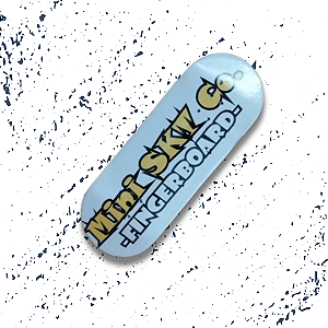 Deck "Mini SKt Co. - White" para Fingerboard Skate de dedo