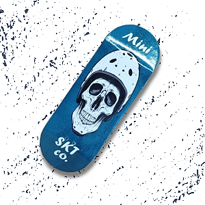 Deck "Helmet Skull" para Fingerboard Skate de dedo