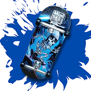 Fingerboard completo 36mm Mini SKT Co. modelo "Skeleton SKT - 2"