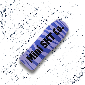 Deck linha "Old Is Cool" - modelo "Zebra" para Fingerboard e Skate de Dedo