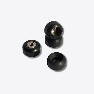 Rodas CNC Street rolamentadas para Fingerboard Skate de dedo Várias cores