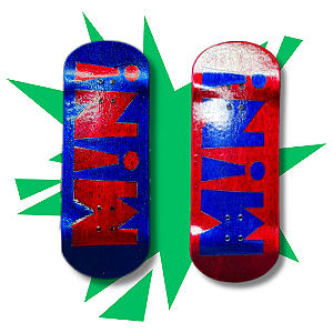 Deck Split Ply modelo "ShowCard" 34mm STREET-V3 MID para Fingerboard Skate de Dedos