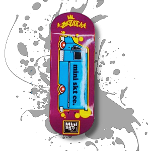 Deck "Finger Truck" 34 ou 36mm STREET-V3/MID - arte feita pelo Designer Yago da @b_studioslab  de São Paulo - SP