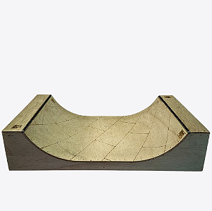 Miniramp RAMP-MINI-02 tamanho grande para Fingerboard Skate de Dedos
