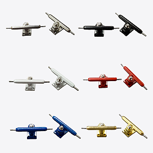 Trucks HEX 4.0 - 36mm com bushings, pivot cups e porca auto block em Várias Cores