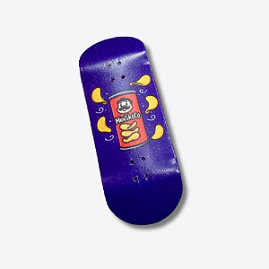 Deck "Chips" 34 ou 36mm STREET-V3/MID - arte feita pelo artista e fingerboarder Gabriel Olivetti @fb_no_jardim