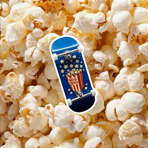 Fingerboard Completo 34mm ou 36mm modelo "Pop Corn" do drop "Finger Foods" By Gabriel Olivetti