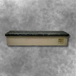 Caixote Granite Box com grind em aço e borda de Granito Obstáculo para Fingerboard Skate de Dedos