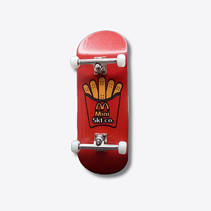 Fingerboard Skate de Dedo 34mm modelo "Potato" drop "Finger Foods" By Gabriel Olivetti