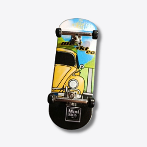Fingerboard "Beetle" 34mm Skate de Dedo Completo Profissional