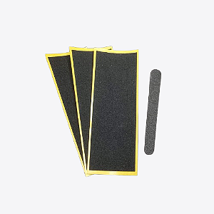 3X - Tape tradicional fundo amarelo extra fina para Fingerboard e Skate de Dedos