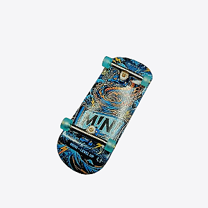 Fingerboard "Ciclone Dragon" 34mm Skate de Dedo Completo Profissional