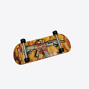 Fingerboard "Stop Wars" 36mm Skate de Dedo Completo Profissional Truck G4 Roda Urethano 68D Deck em Maple