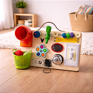 Painel Sensorial Montessori - Portátil Goiânia