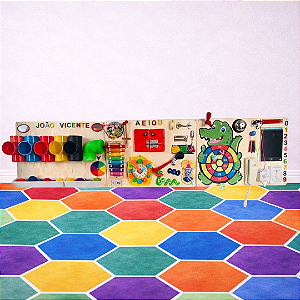 Painel Triplo Costa Rica - com 174x43cm