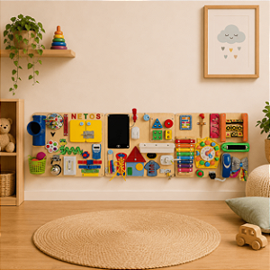 Painel Triplo Madagascar - com 138x40cm