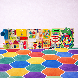 Painel Triplo Equador - com 138x40cm