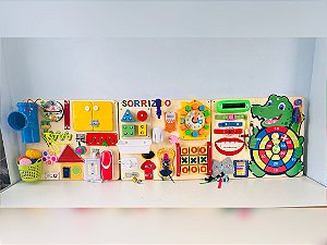 Painel Triplo Equador - com 138x40cm
