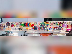 Painel Sêxtuplo Sudão - com 348x43cm