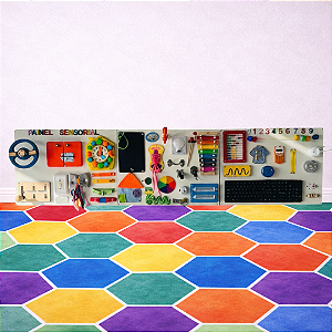 Painel Triplo Coreia Do Sul 2 - com 174x43cm