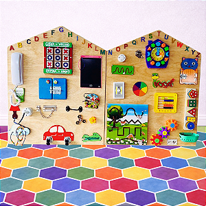 Painel Sensorial Puxadinho - com 130x80cm