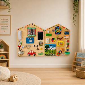 Painel Sensorial Puxadinho - com 130x80cm