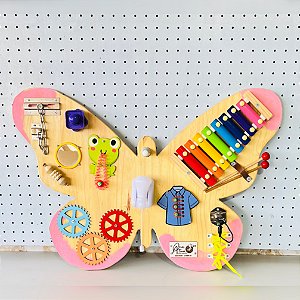 Painel sensorial Borboleta - com 65x45cm