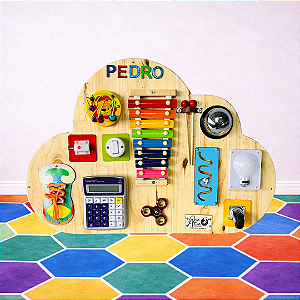 Painel sensorial Nuvem TEA - com 65x45cm