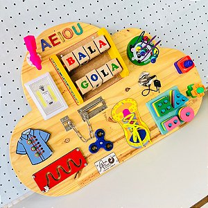 Painel sensorial Nuvem 2 - com 65x45cm