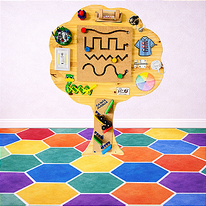 Painel sensorial árvore - com 80x60cm